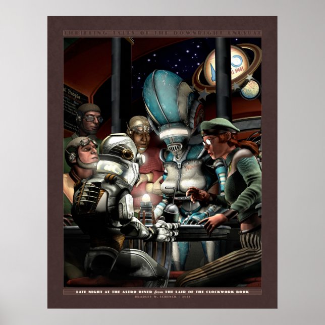 Poster Histoires passionnantes : Nuit tardive au dîner (2 (Devant)
