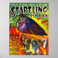 HISTOIRES STARTLING Vintage Pulp Magazine Couvertu
