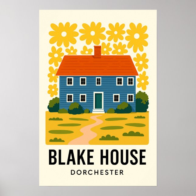 Poster Historic Blake House (Devant)