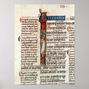Poster Historié initial 'I' représentant Ruth