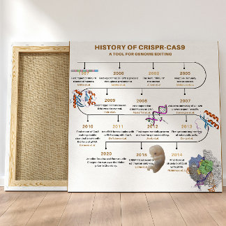 Poster Historique de l'édition du génome CRISPR