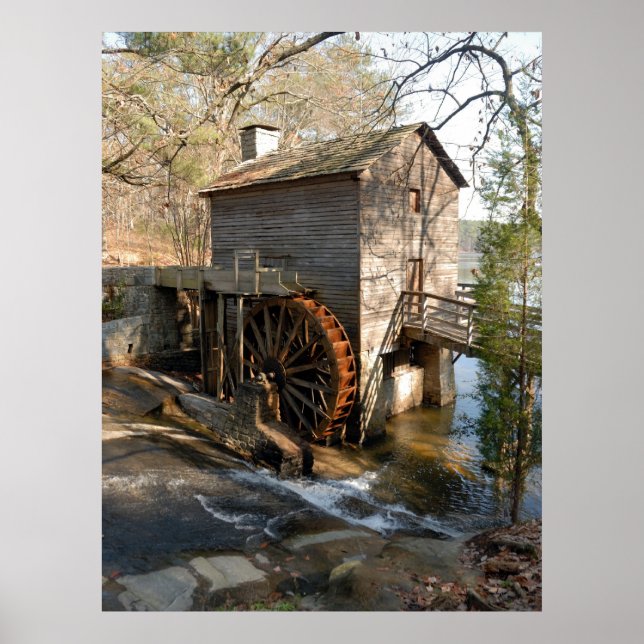 Poster Historique Grist Mill (Devant)