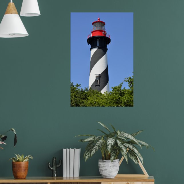 Poster Historique St Augustine, Phare de Floride (Salon 1)