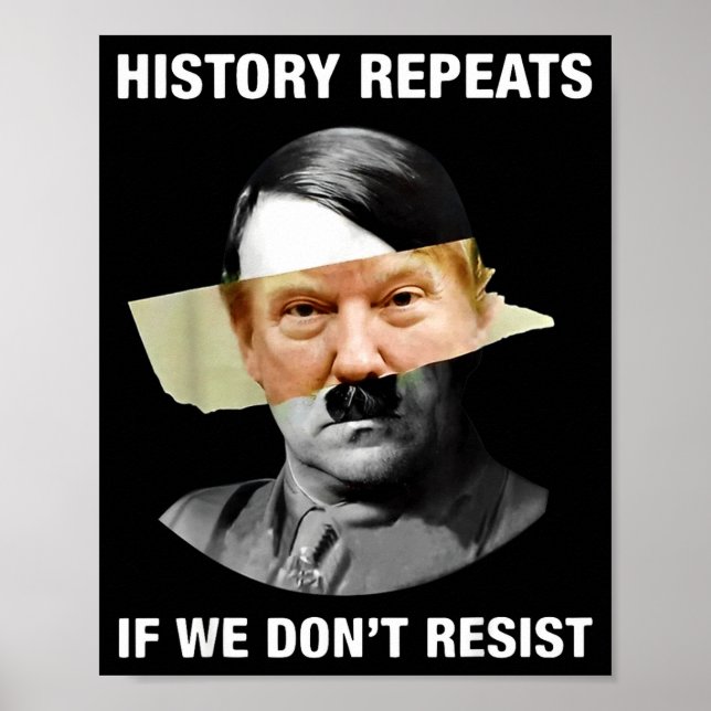 Poster History Repeats If We Don't Resist  (Devant)