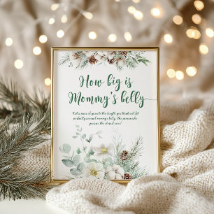 Poster Hiver à feuillage persistant quelle taille est le 