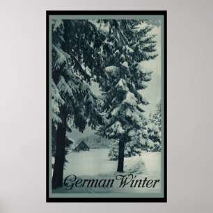 Poster Hiver allemand