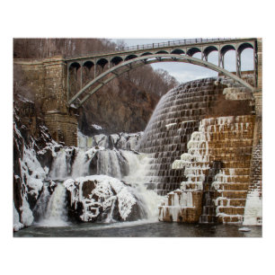 Poster Hiver, barrage de Croton
