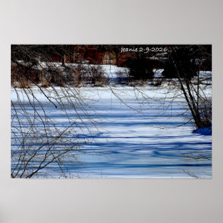 Poster Hiver dans le sud du New Jersey