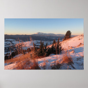 Poster Hiver dans les montagnes du Pieniny
