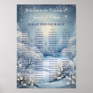 Poster HIVER dans un monde de conte de fées