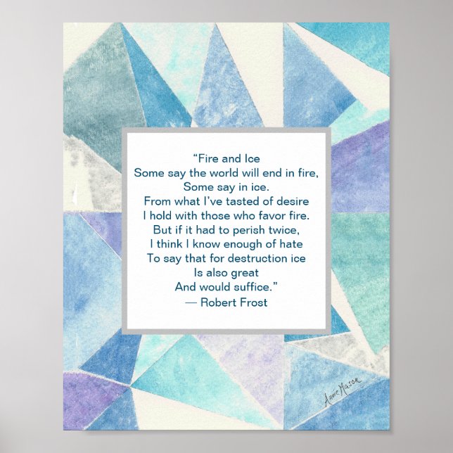 Poster Hiver éclairé (Devant)