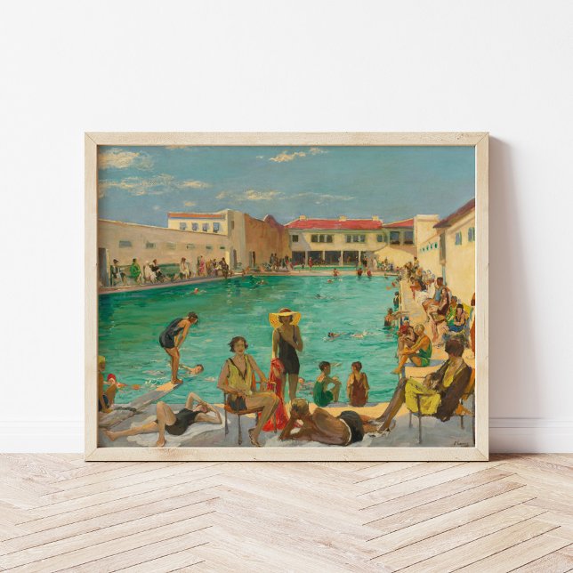 Poster Hiver En Floride | Sir John Lavery (Créateur téléchargé)