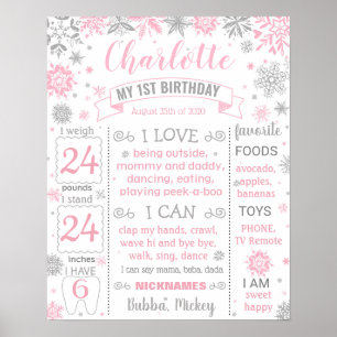 Poster Hiver Onederland Premier anniversaire jalon