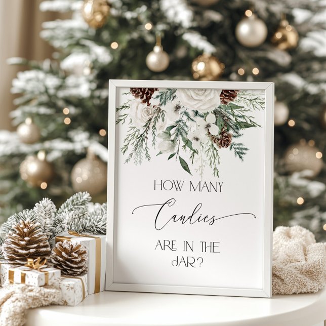 Poster Hiver sans sexe Devinez combien de bonbons (Créateur téléchargé)