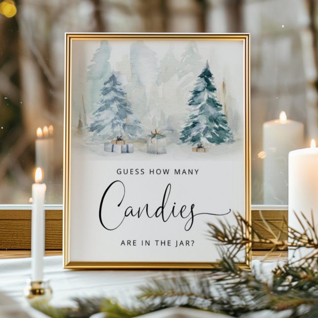 Poster Hiver sans sexe Devinez combien de bonbons (Créateur téléchargé)