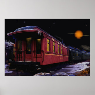 Poster Hiver sur le Rio Grande Sud