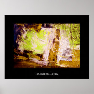 Poster Hizli Art Collection - Peinture Abstraite moderne 