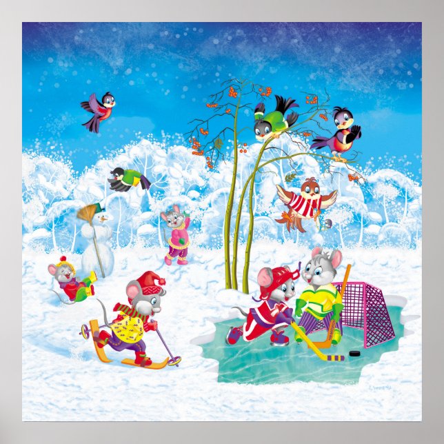 Poster hockey (Devant)