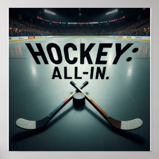 Poster HOCKEY-ALL IN Poster!