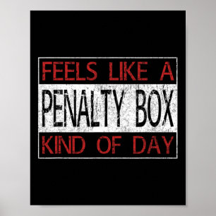 Poster Hockey amusant - Sens comme une pénalité boîte de