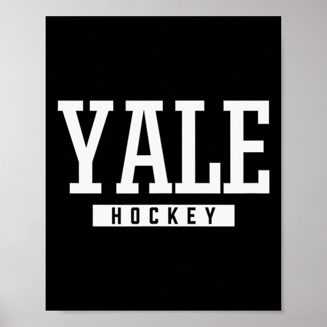 Poster Hockey de l'école secondaire Yale  (Devant)