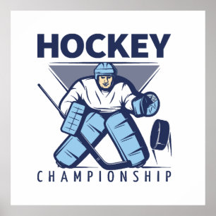 Poster Hockey drôle