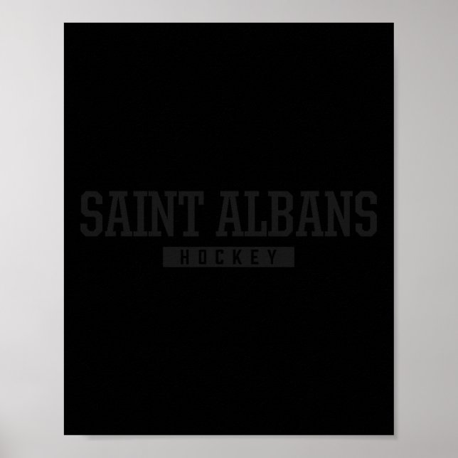 Poster Hockey du lycée Saint Alns  (Devant)