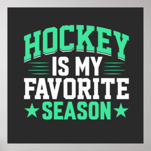 Poster Hockey est ma saison préférée