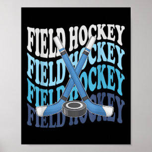 Poster Hockey sur gazon Joueur de hockey sur glace Fan de