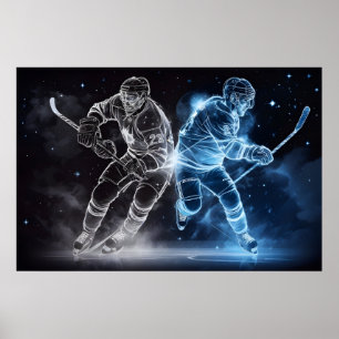 Poster Hockey sur glace