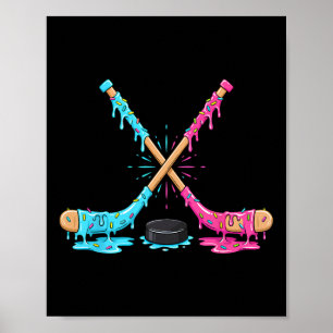 Poster Hockey sur glace Crème glacée Sport Joueurs de jeu