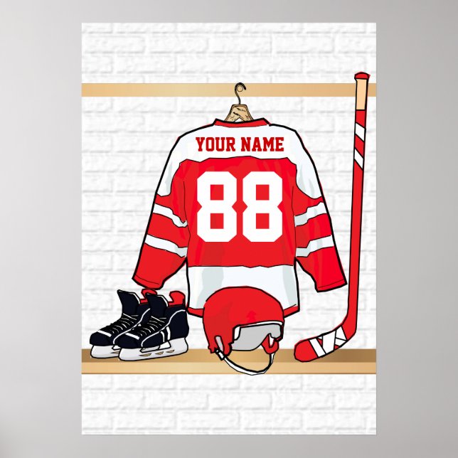 Poster Hockey sur glace du Jersey (Devant)