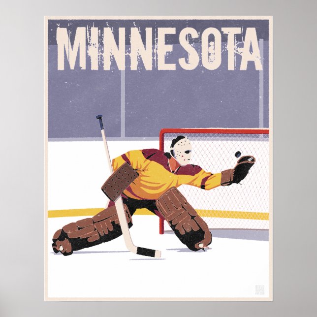Poster Hockey sur Minnesota (Devant)
