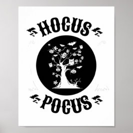 Poster Hocus Pocus Halloween Vintage