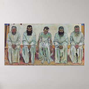 Poster Hodler - Fatigué de la vie 1892