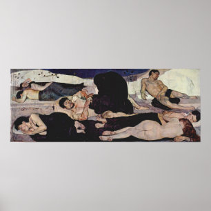 Poster Hodler - Night