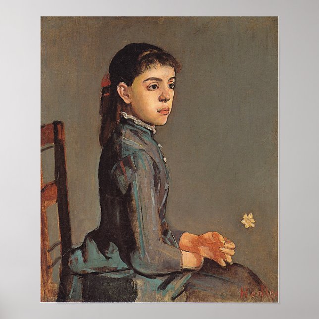 Poster Hodler - Portrait De Louise Delphine Duchosal (Devant)