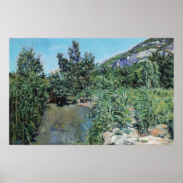 Poster Hodler - Saleve 1890 (Devant)