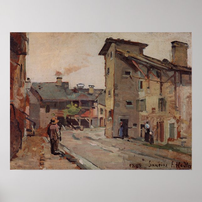 Poster Hodler - Samoens 1882 (Devant)