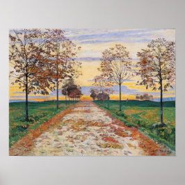 Poster Hodler - Soirée d'automne 1892