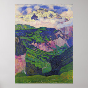 Poster Hodler - The Virgin Of The Isenfluh 1902