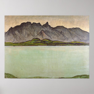 Poster Hodler - Thun Stockhorn Kette 1910