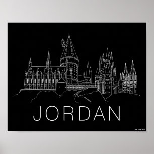 Poster HOGWARTS™ CASTLE Outline