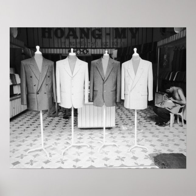 Poster Hoi An Vietnam, des costumes sur mesure pour aller (Devant)