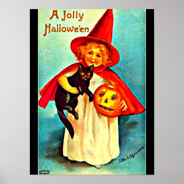 Poster-Holiday Art-Vintag Halloween 12 Poster (Vorne)