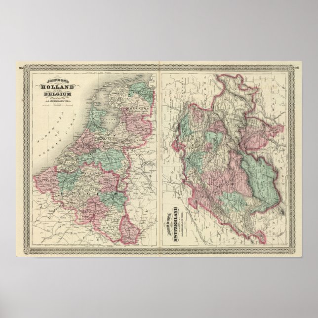 Poster Hollande, Belgique et Suisse (Devant)