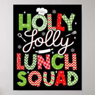 Poster Holly Retro Jolly Salle de déjeuner Cafétéria Lady