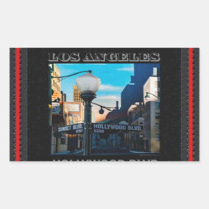 Poster Hollywood Blvd. Aufkleber