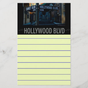 Poster Hollywood Blvd. Briefpapier