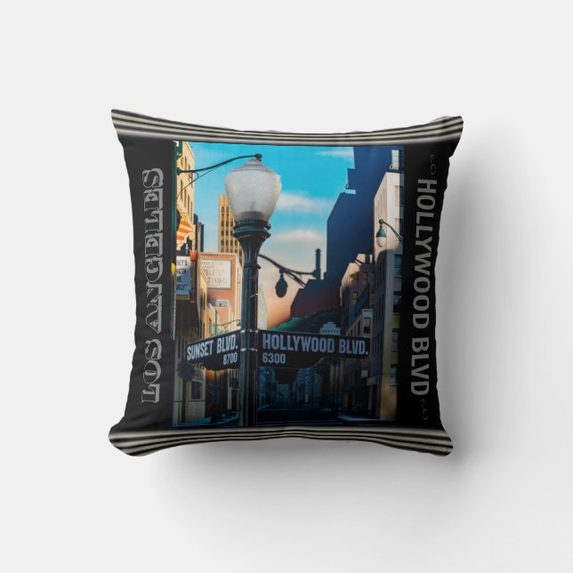 Poster Hollywood Blvd. Dekokissen (Vorderseite)